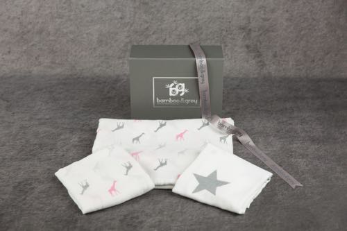 Luxury Essential Gift Box - Bamboo & Grey