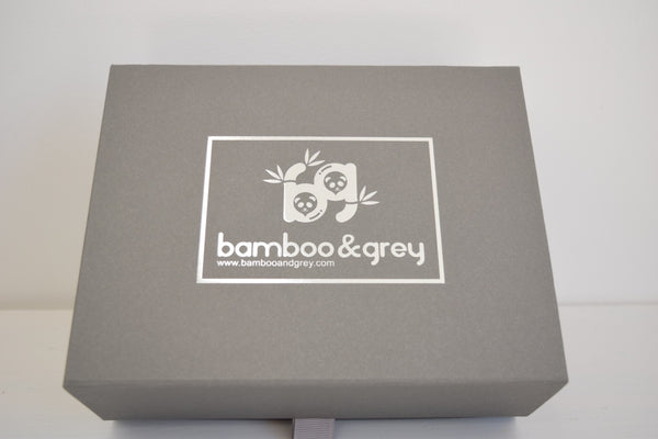 Luxury Muslin Gift Box - Bamboo & Grey