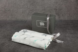 Luxury Swaddle/Blanket Gift Box - Bamboo & Grey