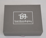 Luxury Swaddle/Blanket Gift Box - Bamboo & Grey